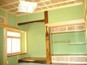 床脇・書院のある 『床の間』 です。