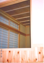 内部 真壁和室 竿縁天井です。