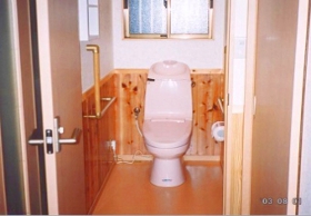 内部 トイレです。