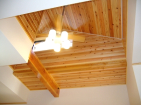 ダイニングの一部吹抜け部分です。