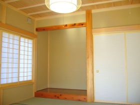 内部 床の間です。