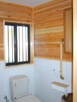 ゆったりとした トイレ です。