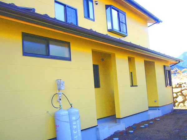 北側の外観です。