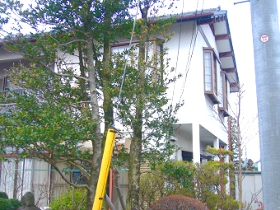 鹿沼市I様邸 外部塗装工事ビフォー画像 No2
