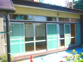 鹿沼市K様邸 サッシ入替え工事及び外壁改修工事のビフォー画像 No1