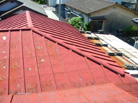 鹿沼市S様邸 屋根葺き替え工事ビフォー No1