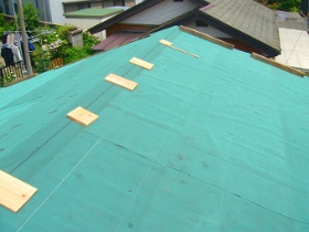 鹿沼市S様邸 屋根葺き替え工事 工事途中 No2