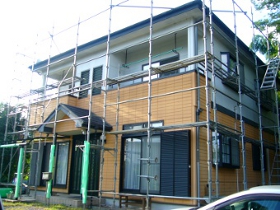 鹿沼市S様邸 外部塗装工事ビフォー画像 No1