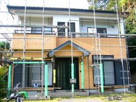 鹿沼市S様邸 外部塗装工事ビフォー画像 No2