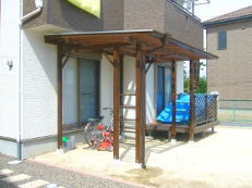 栃木市T様邸 テラス新設工事