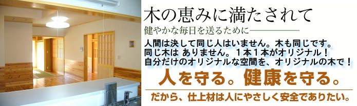 人（心）が豊かになれる 自然素材 “木と珪藻土” の内装 やすらぎの健康的な木の お家（おうち）